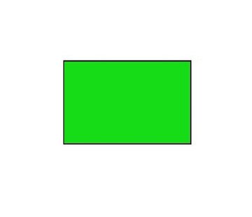 BLITZ étiquettes prix 26x16 fluor vert rectangle - 36 rouleaux