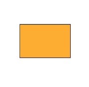 BLITZ étiquettes prix 26x16 fluor orange rectangle - 36 rouleaux