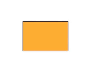 BLITZ étiquettes prix 26x16 fluor orange rectangle - 36 rouleaux