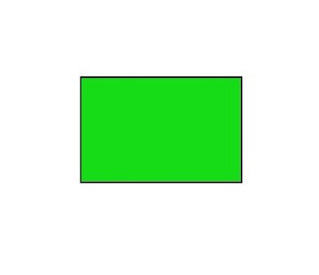 Uno étiquettes prix 26x16 fluor vert rectangle - 1ds à 36 roll