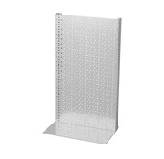 Présentoir de table en panneaux perforés