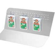 Présentoir comptoir en panneaux perforés