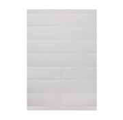 Étiquettes prédécoupées à imprimer pour porte-étiquettes105x26 MM (22 pièces/feuille)