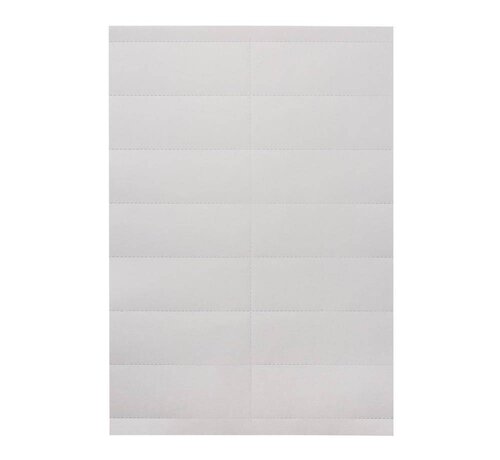 Étiquettes prédécoupées à imprimer pour porte-étiquettes105x26 MM (22 pièces/feuille)