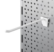 Crochet simple pour parois perforées 25mm