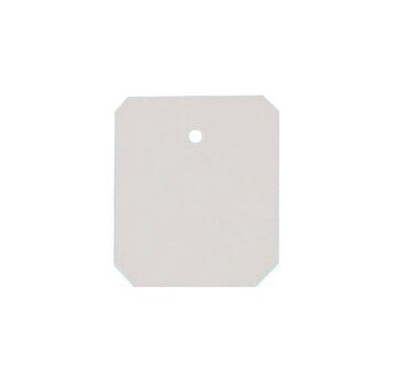 Etiquette à trou 33x28 mm blanc - 1500/rouleau