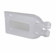 Boîtier porte-étiquette pour le rétroéquipement 28x33mm