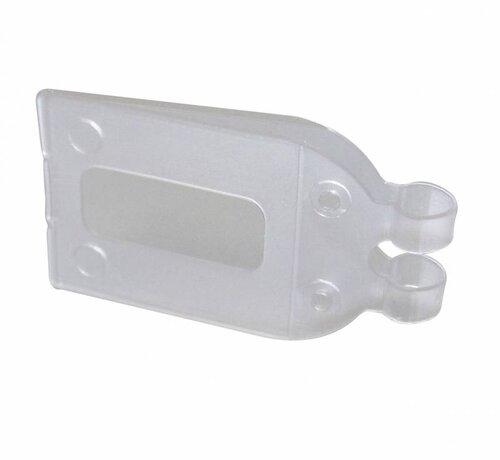 Boîtier porte-étiquette pour le rétroéquipement 28x33mm