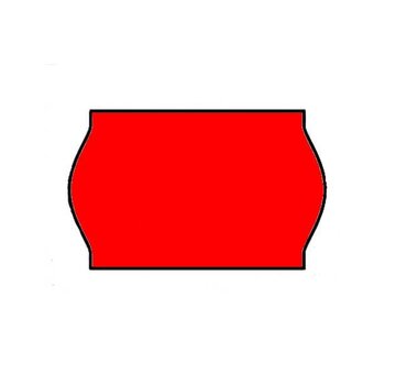 Etiquettes de prix 26x16 rouge Universel -36 rouleaux