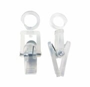 Pinces à vêtements Clever Clips Transparent - 100 pièces