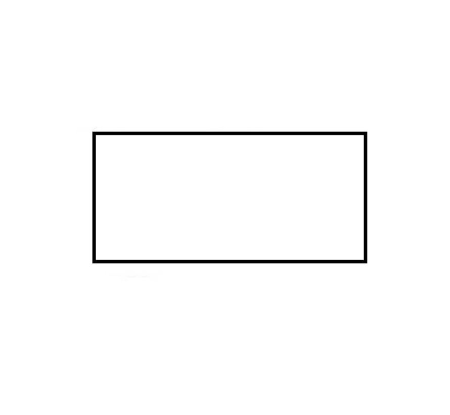 Etiquettes de prix 26x12 rectangulaires blanc -  36 rouleaux