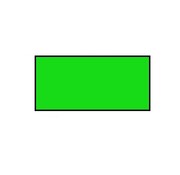 BLITZ Etiquettes de prix 26x12 rectangulaires vert - 36 rouleaux