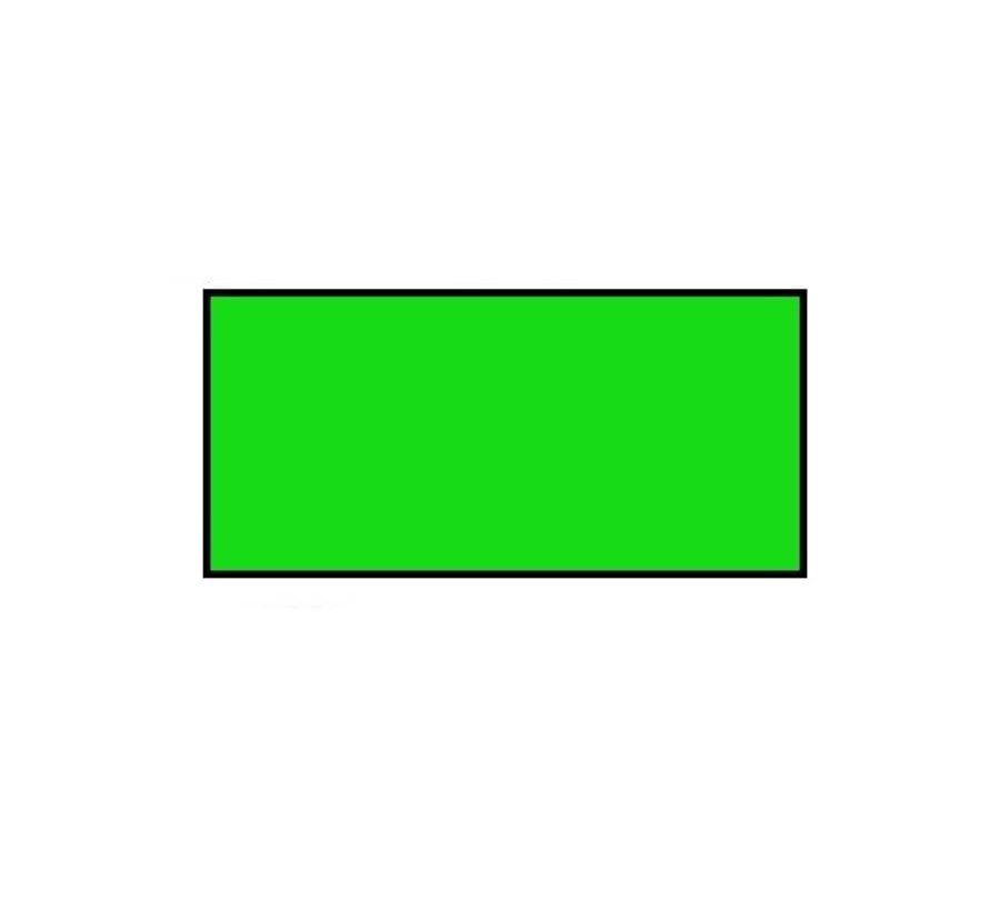 Etiquettes de prix 26x12 rectangulaires vert - 36 rouleaux