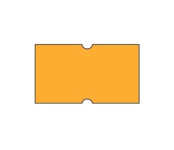 Etiquettes de prix 21x12 fluor orange Universel - 50 rouleaux