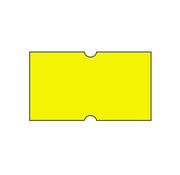 Etiquettes de prix 21x12 fluor jaune Universel - 50 rouleaux