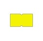 Etiquettes de prix 21x12 fluor jaune Universel - 50 rouleaux