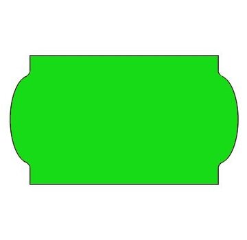 METO Etiquettes de prix 32x19 vert fluo - 30 rouleaux