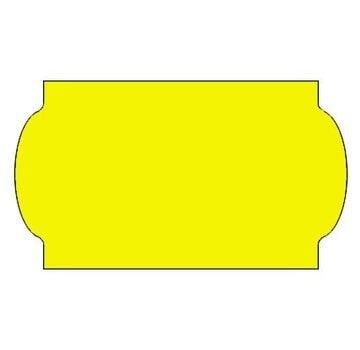 METO Etiquettes de prix 32x19 jaune fluo - 30 rouleaux