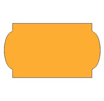 Etiquettes de prix 32x19 fluor orange universel -30 rouleaux
