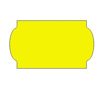 Etiquettes de prix 32x19 jaune fluo universel - 30 rouleaux