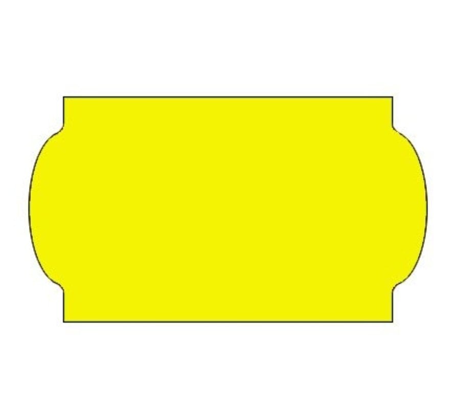 Etiquettes de prix 32x19 jaune fluo universel -30 rouleaux