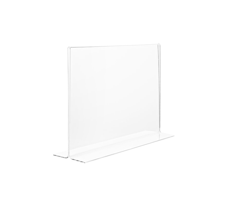 Présentoir de table type T A3 horizontal
