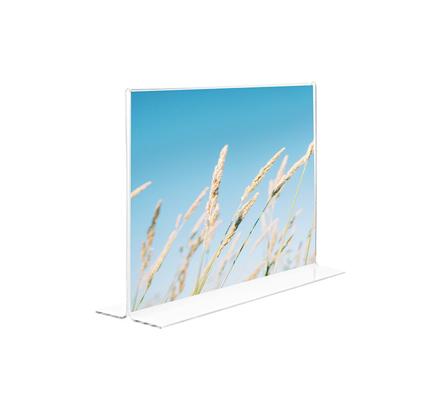 Présentoir de table type T A3 horizontal