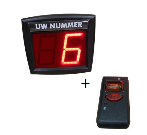 Système de numérotation avec écran Ecom + télécommande.