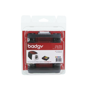 Badgy100 / Badgy200 ruban d'imprimante couleur 100 impressions 5 panneaux YMCKO