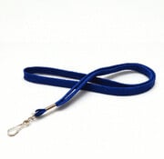 Lanyard/Cordon de clé rond bleu