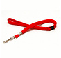 Lanyard/Keycord Rond Rouge avec fermoir de sécurité