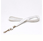 Lanyard/Cordon de clé Rond blanc avec fermoir de sécurité