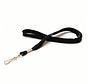 Lanyard/Cordon de clé Rond Noir avec fermoir de sécurité