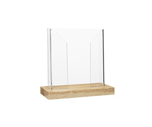 Porte-brochures Deluxe A6 base chêne foncé