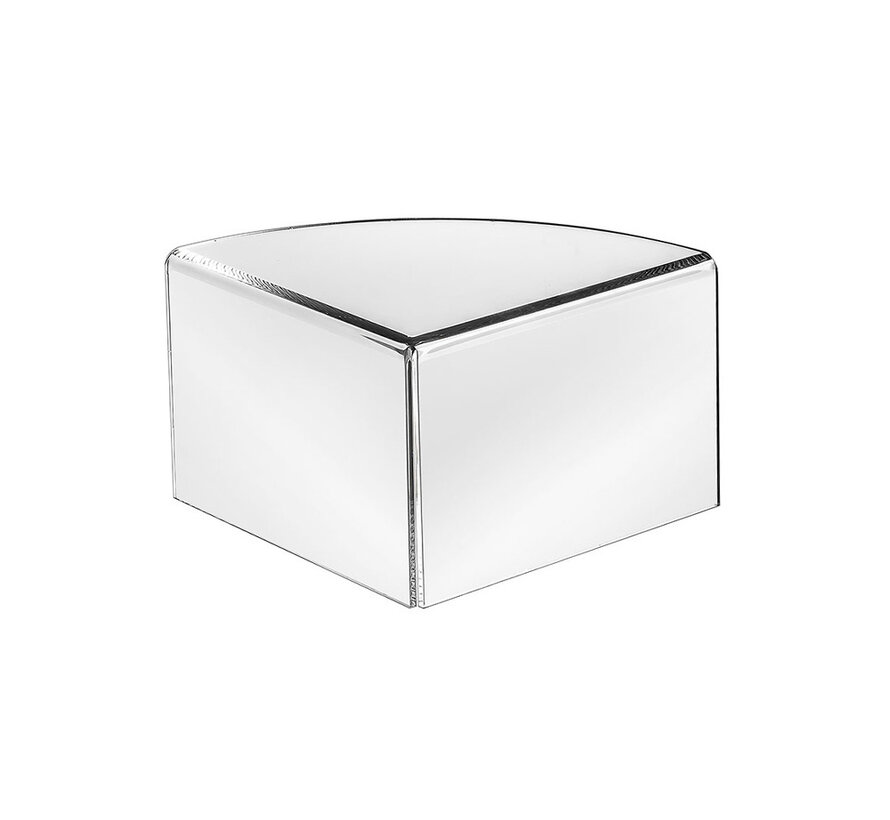 Support de produits en coin de table