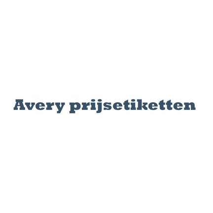 Étiquettes de prix Avery