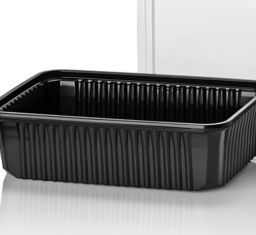 PP kilobakken 1000 ml - Zwart (180 serie)