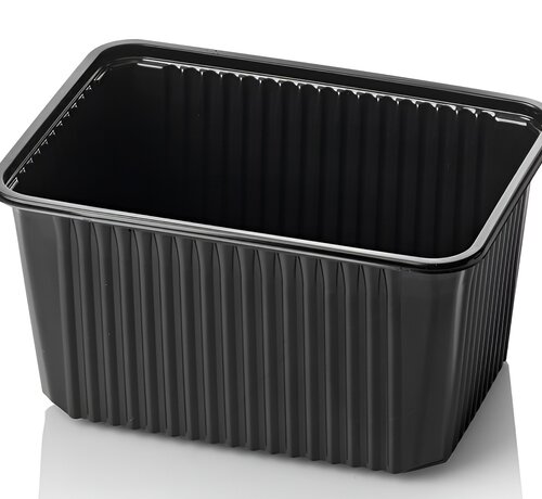 PP kilobakken 1500 ml - Zwart (180 serie)