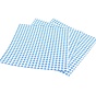 Edelpack vellen 32 x 40 cm Ruit blauw