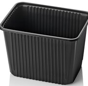 PP kilobakken 2000 ml - Zwart (180 serie)
