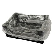 HDPE kratzakken 68 + 34 x 63 cm Transparant