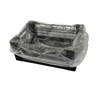 HDPE kratzakken 60 + 40 x 80 cm transparant