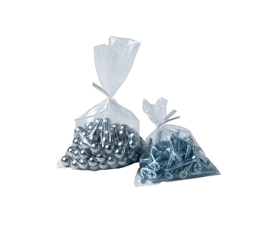 LDPE vlakke polyzakken 12 x 23 cm