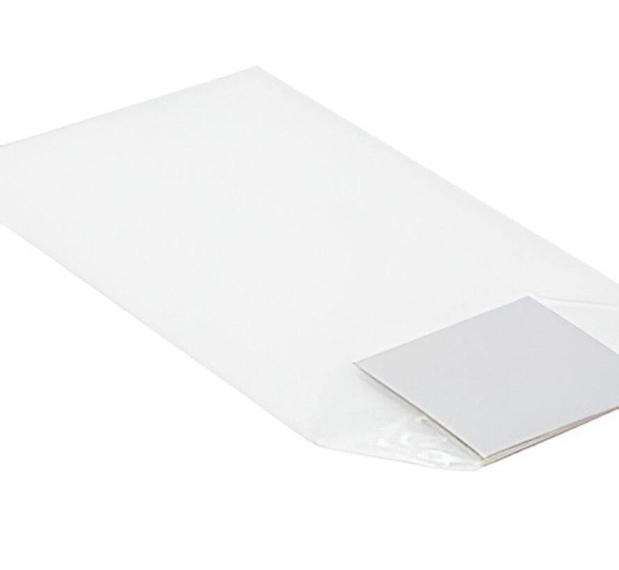 PP kruisbodemzakken met bodemkarton 90 x 160 mm 35 my