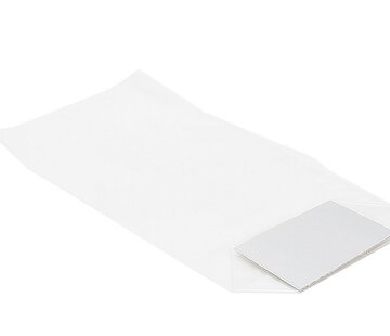 PP kruisbodemzakken met bodemkarton 100 x 180 mm 35 my