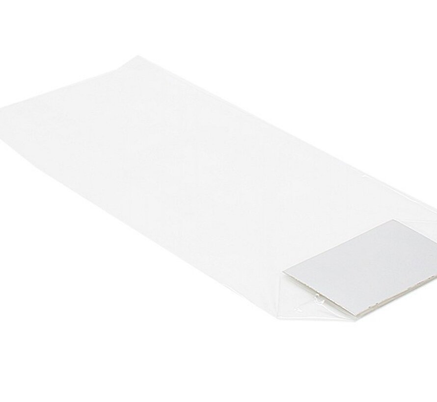 PP kruisbodemzakken met bodemkarton 120 x 275 mm 35 my