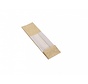 PP blokbodemzakken met venster 80 + 50 x 250 mm PAPERLOOK