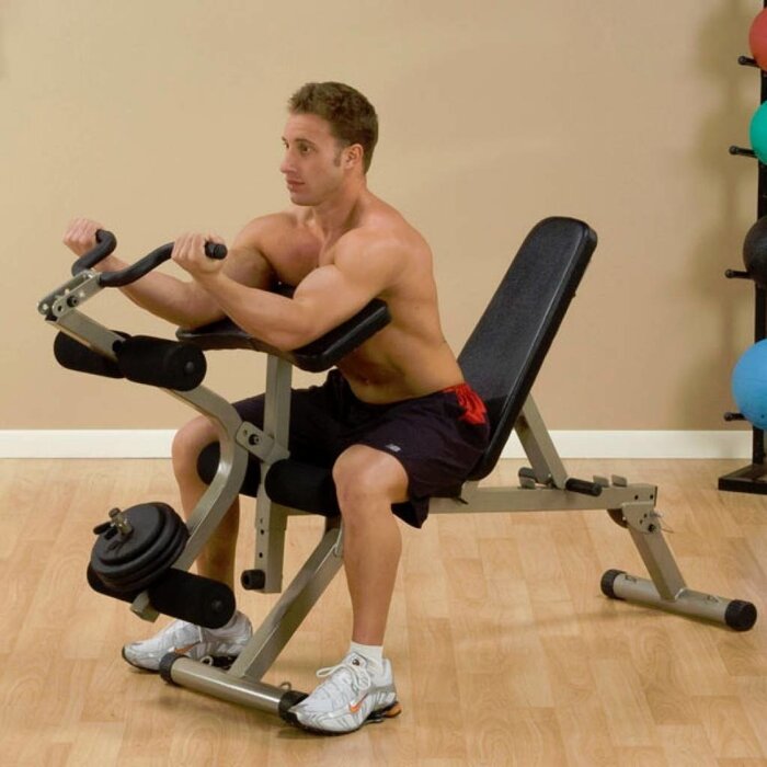 Best Fitness Bfpl10 leg/preacher curl voor bffid11