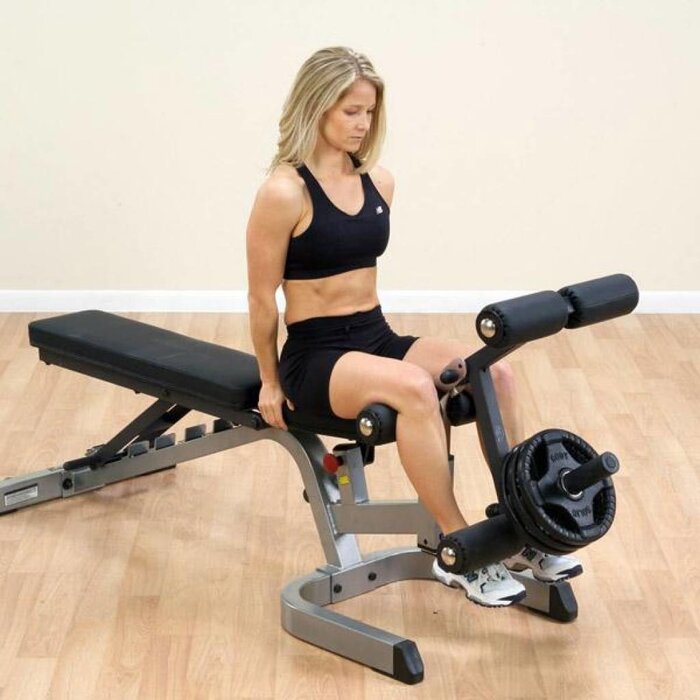 Body-Solid Glda3 leg extension en curl att.