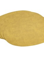 Culi1 Placemat ovaal geel - set van 4